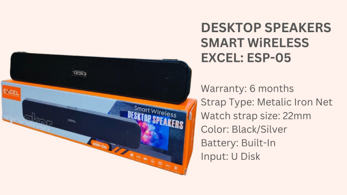 DESKTOP SPEAKERS SMART WIRELESS ESP-05 - Image 2