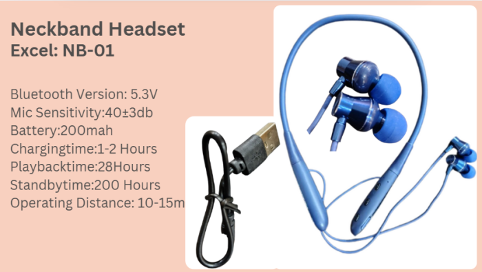 NECKBAND HEADSET NB-01 - Image 3