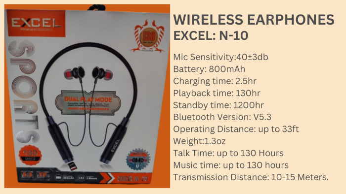 WIRELESS EARPHONES N-10 - Image 2