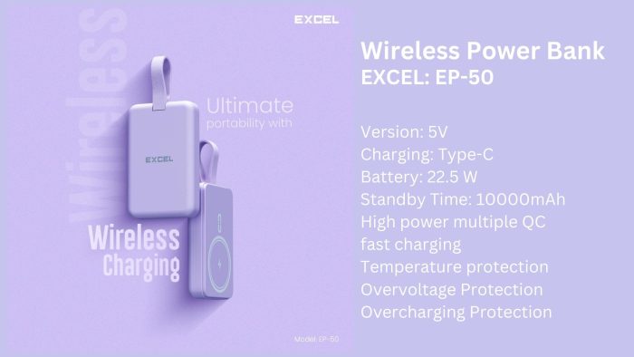 Wireless Power Bank EP-50 - Image 2