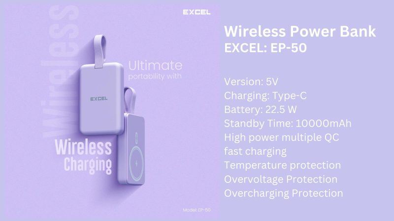 Wireless Power Bank EP-50 - Image 2