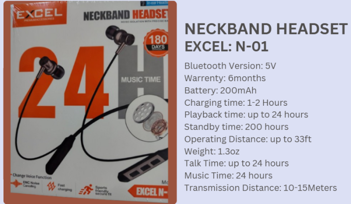 NECKBAND HEADSET N-01 - Image 3