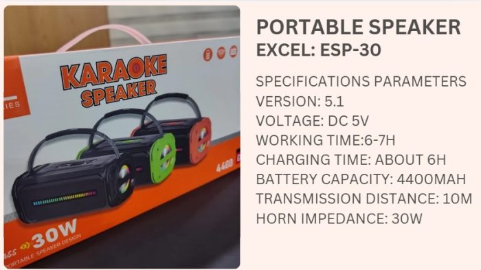 PORTABLE SPEAKER ESP-20 - Image 5