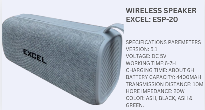 WIRELESS SPEAKER ESP-20 - Image 2